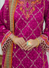 Anmol By VS Textile Embroidered Lawn 3 Piece Unstitched Suit VS25APE D-3431